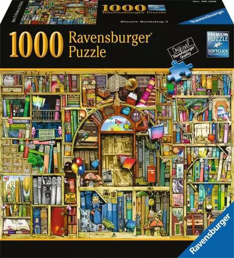 Quirky Books, Ravensburger Puzzle, Puzzle For Adults, Curious Creatures, Indoor Toys, Memorable Moments, Book Title, Jigsaw Puzzle, Jigsaw Puzzles