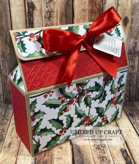 Flip Lid Milk Carton Gift Boxes – MIXED UP CRAFT Treat Boxes Diy, Diy Gift Box Template, Christmas Paper Craft, 3d Crafts, Christmas Treats Holders, Gift Box Ideas, Christmas Treats Boxes, Card Box Holder, Gift Wrapping Ideas