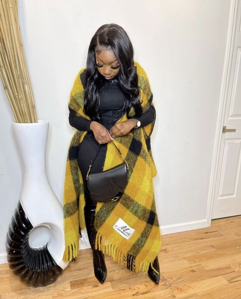 Winter Outfits Blackgirl, Mommy Daughter Outfits, Daughter Outfits, Mommy Daughter, Nice Clothes, Stylish Clothes, Nails Coffin, Black Women Fashion, Plaid Jacket