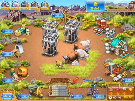 Screenshot of Farm Frenzy 3 Penguin Breeds, Feed Animals, Farm Frenzy, Farm Games, Indie Game Development, Happy Farm, Pc Games Download, American Pie, Age Of Empires