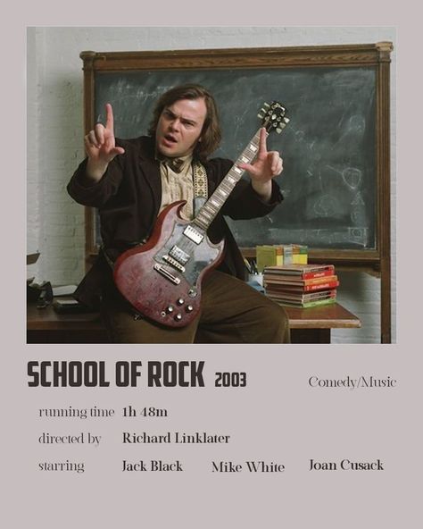 School Of Rock Aesthetic, School Of Rock Poster, The School Of Rock, High School Movies, Rock Room, Tv Posters, Fav Movie, Rock Aesthetic, Rap Quotes