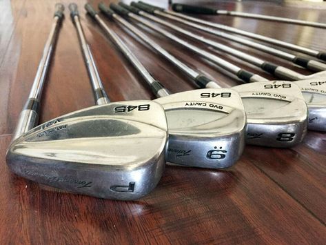 *** Pre-owned Tommy Armour 845 Evo Cavity V31 Irons Golf Club Set + Pitching Wedge *** Complete set of Irons 3 - 9 irons. Excellent Golf Pride 845 Grips. Golf Clubs For Sale, Golf Club Sets, Cavities, Golf Club, Golf Bags, Golf Clubs, Fun Sports, Golf, For Sale