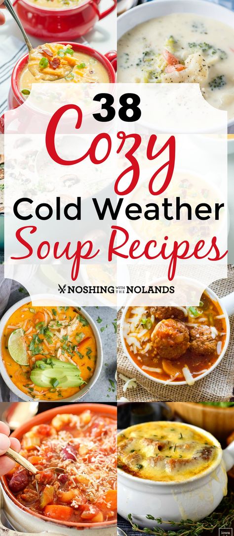 Cold Weather Soup Recipes, Cold Weather Soup, Homemade Soups, Cold Weather Food, Food Dinner, Soup And Sandwich, Easy Soups, Hearty Soups, Homemade Soup