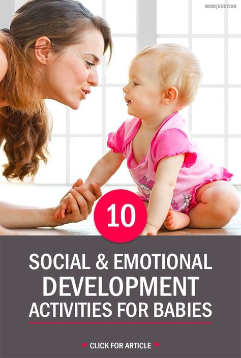 10 Easy Ways For Social Emotional Development In Infants Social Development Activities, Social Emotional Development Activities, Emotional Development Activities, Social And Emotional Development, Activities For Babies, Baby Development Activities, Kat Diy, Emotions Activities, Infant Classroom