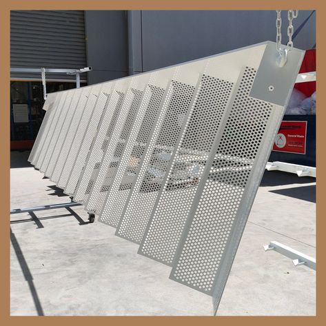 Perforated Steel, Steel Stairs, Metal Stairs, Powder Coated Metal, Staircases, It's Hard, Powder Coating, Powder Coated, Melbourne