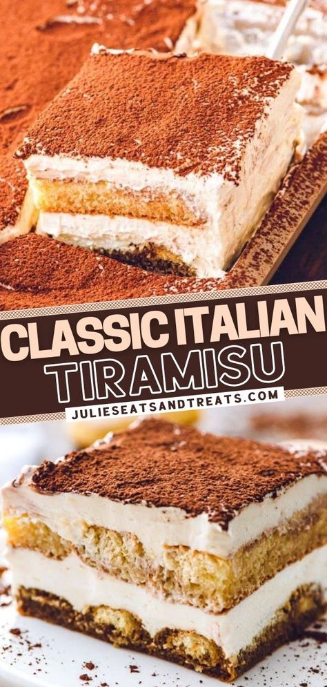 Gourmet Pastries, Homemade Tiramisu, Rum Recipes, Italian Recipes Dessert, Christmas Desserts Easy, Mascarpone Cream, Italian Dessert, Italian Recipe, Tiramisu Recipe