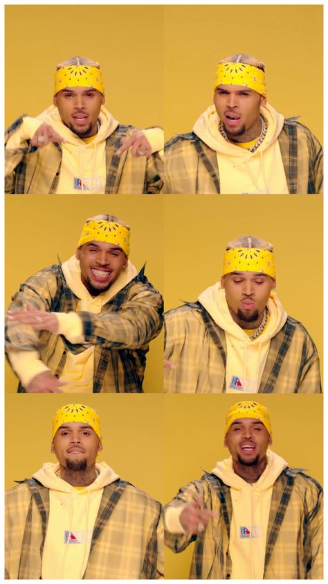 CHRIS BROWN WOBBLE UP WALLPAPER - YELLOW OUTFit💛 Chris Brown Photos, Chris Brown Art, Chris Brown Photoshoot, Chris Brown Outfits, Up Wallpaper, Chris Brown Wallpaper, Chris Brown X, Chris Brown Pictures, Trinidad James