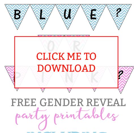 free gender reveal party printables Ideas For Gender Reveal Party, Ideas For Gender Reveal, Themed Gender Reveal, Simple Gender Reveal, Reveal Party Games, Kids Birthday Party Food, Gender Reveal Signs, Gender Reveal Cake Topper, Gender Reveal Party Games