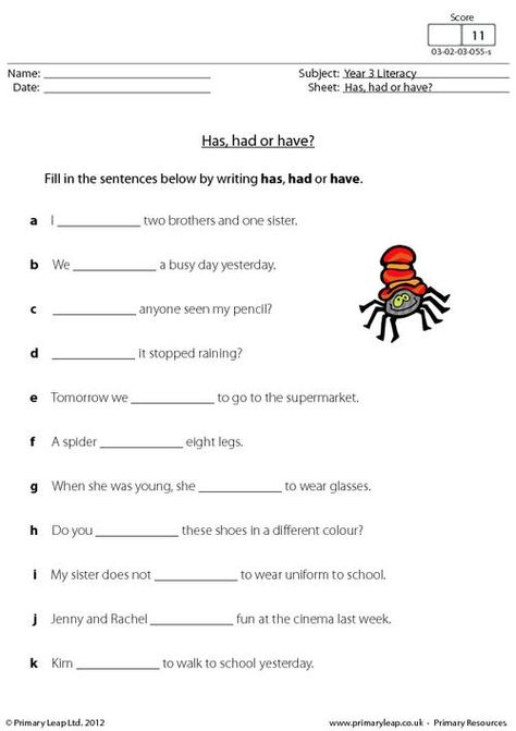 Had Worksheet, Oo Words, English Creative Writing, Punctuation Worksheets, Free Worksheets For Kids, English Grammar For Kids, Learning Phonics, Grammar For Kids, Nouns Worksheet