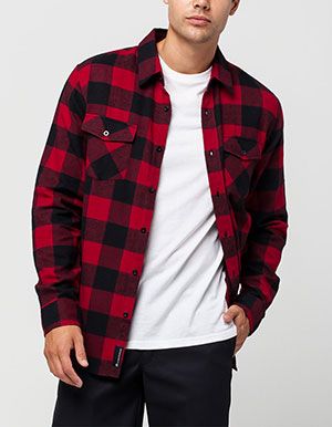 SHOUTHOUSE Bill Mens Flannel Shirt Red Red Check Shirt Men, Red Check Shirt Outfit Men, Red Checkered Shirt Outfit, Red Flannel Shirt Outfit, Red Plaid Shirt Outfit, Red Flannel Outfit, Checkered Shirt Outfit, Red Shirt Outfits, Checked Shirt Outfit