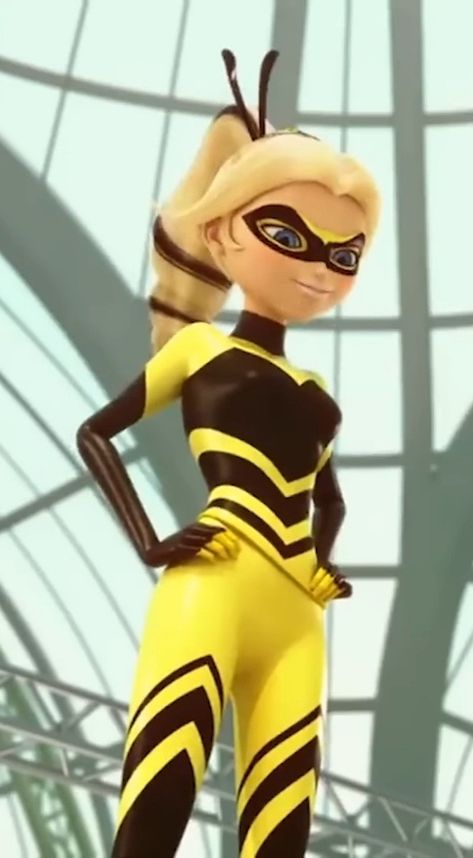 Miraculous Ladybug Queen Bee, Chloe Miraculous, Most Popular Cartoons, Mlb Comics, Chloe Bourgeois, Female Superhero, Disney Princess Drawings, Miraculous Characters, Miraculous Ladybug Movie