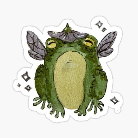 Frog Stickers Printable, Cottage Core Stickers, Sticker Making, Nature Stickers, Journal Inspo, Sea Theme, Aesthetic Stickers, Journal Stickers, Aesthetic Vintage