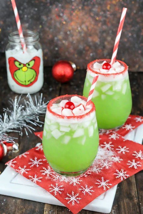 Grinch Punch Recipe

Ingredients

- 2 cups lemon-lime soda
- 1 cup pineapple juice
- 2 cups green sherbet
- 1/2 cup cranberry juice
- Fresh cranberries and mint leaves for garnish

Full Cooking Instructions on... Cactus Juice Punch, Green Grinch Punch, Grinch Juice For Kids, Grinch Punch Alcohol, Grinch Punch Recipe For Kids, Grinch Drink For Adults, Green Sherbet Punch, Grinch Mimosa, Grinch Juice