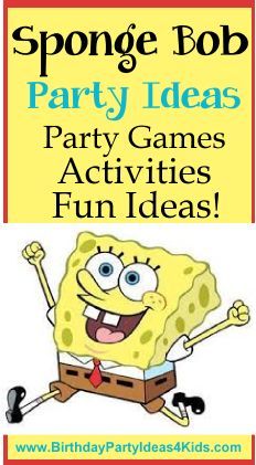 Sponge Bob Squarepants Birthday party ideas!   Fun ideas for Sponge Bob themed party games, activities, party favors, food and more!   #spongebob #party #kids Spongebob Themed Jello Shots, Sponge Bob Birthday Party Ideas, Sponge Bob Birthday Party, Sunshine Activities, Spongebob Party Ideas, Sponge Bob Birthday, Tyler Birthday, 21st Birthday Games, Spongebob Squarepants Party