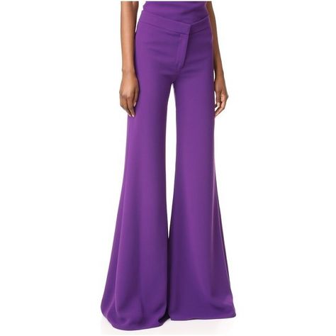 Gareth Pugh Flare Pants ($635) ❤ liked on Polyvore featuring pants, purple, flare trousers, zip pants, zipper pants, flare pants and flared trousers Purple Flare Pants, Lined Pants, Gareth Pugh, Purple Pants, Zipper Pants, Flared Trousers, Flare Trousers, Flare Pants, Bell Bottom Jeans