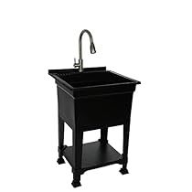 Pet Wash Station, Garage Greenhouse, Laundry Room Garage, Wash Station, Basin White, Pull Out Faucet, Laundry Room Remodel, Laundry Decor, Laundry Sink