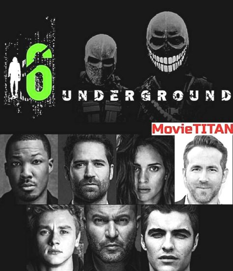 6 Underground Movie Poster, 6 Underground Movie, 6 Underground, Underground Film, Amazon Prime Movies, Prime Movies, Michael Bay, Ben Hardy, Thriller Movie