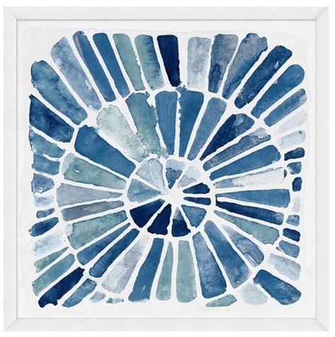 Cell Art, Blue Wall Art, Watercolor Ideas, Watercolor Inspiration, Mirror Art, Blue Art, Lesson Ideas, Diy Wall Art, Abstract Watercolor