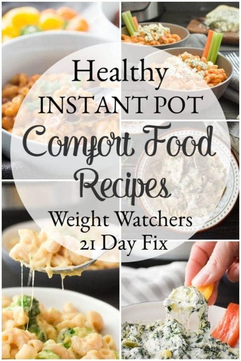 Healthy Instant Pot Comfort Food Recipes | The Foodie and The Fix Recipes For Weight Watchers, Beef Stew Healthy, Healthy Chicken Pot Pie, Healthy Instant Pot, 21 Day Fix Meals, Healthy Instant Pot Recipes, Comfort Food Recipes, The Fix, Healthy Comfort Food