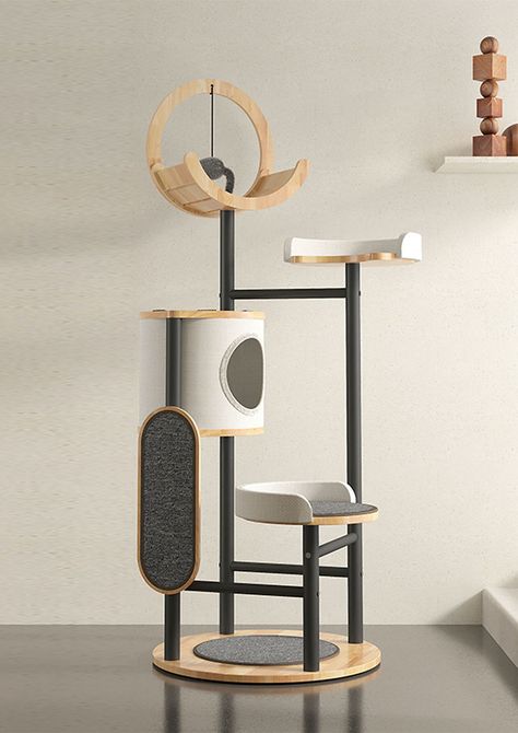 Stylish Cat Furniture, Furniture For Cats, Pet Friendly Furniture, Cat Tree Designs, Diy Chat, Cat Furniture Design, Modern Cat Bed, Cat Hotel, Modern Cat Tree