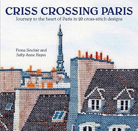 Paris Cross Stitch, Cross Stitch Books, Cross Stitch Love, Embroidery Book, Stitch Book, Embroidery Craft, Stitch Design, Craft Tutorials, Book Crafts