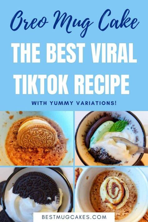 This is the 2-ingredient Oreo mug cake that TikTok made famous. There is a good reason this TikTok Oreo cake went viral Oreo Mug Cake Microwave, Oreo Mug Cake Recipe, Flourless Mug Cake, Easy Microwave Desserts, Healthy Chocolate Mug Cake, Oreo Mug Cake, Oreo Mug, Oreo Recipe, Thanksgiving Desserts Pumpkin