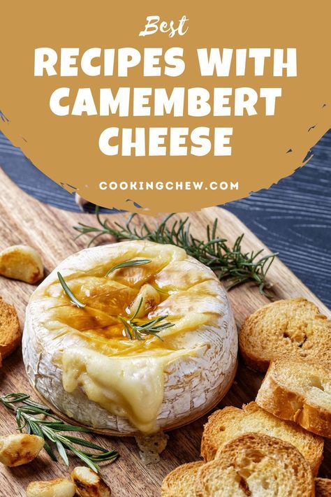 Camembert Grilled Cheese, Baked Camembert Recipes, Camembert Pasta Recipe, Recipes With Camembert Cheese, Camembert Cheese Recipes Pasta, Baked Camembert Cheese Recipes, Camembert Cheese Recipes Appetizers, Camembert Cheese Board, Camamber Cheese Baked Recipe