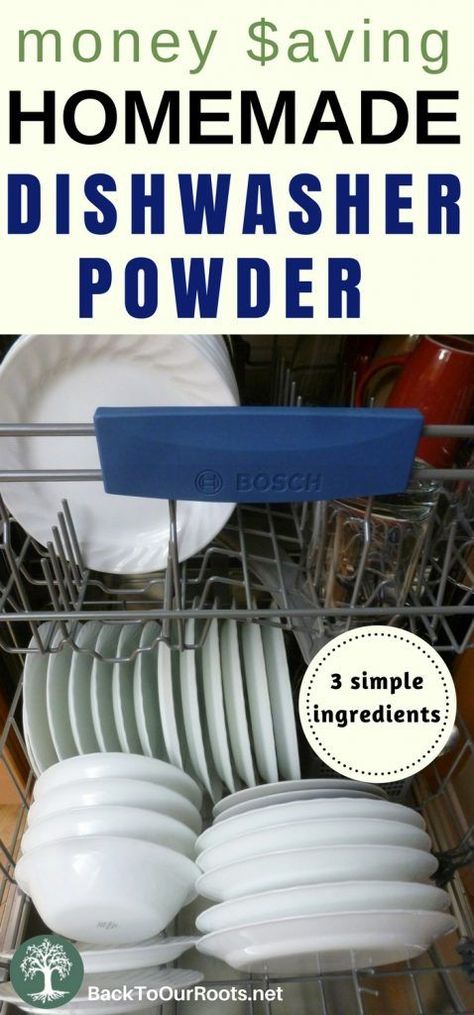 Making your own dishwasher powder can save you tons of money. And it's better for the environment! Win-Win! Dishwasher Rinse Aid, Cleaning Naturally, Dollar Diy, Cleaning Your Dishwasher, Modern Homestead, Dishwasher Cleaner, Modern Homesteading, Christian Homemaking, Accessories For Home