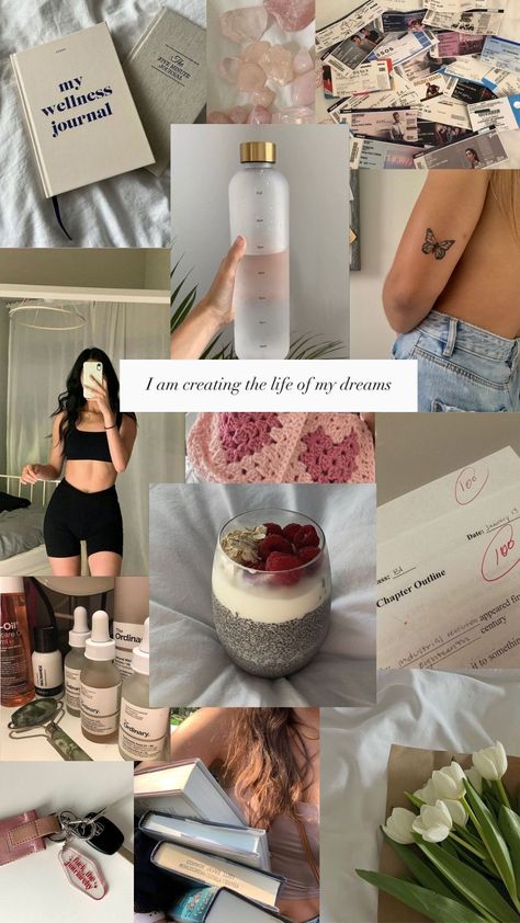 Life Of My Dreams, Gym Outfit Ideas, Activewear Outfits, 2024 Goals, Vision Board Wallpaper, Vision Board Images, Vision Board Goals, Dream Vision Board, Life Vision Board