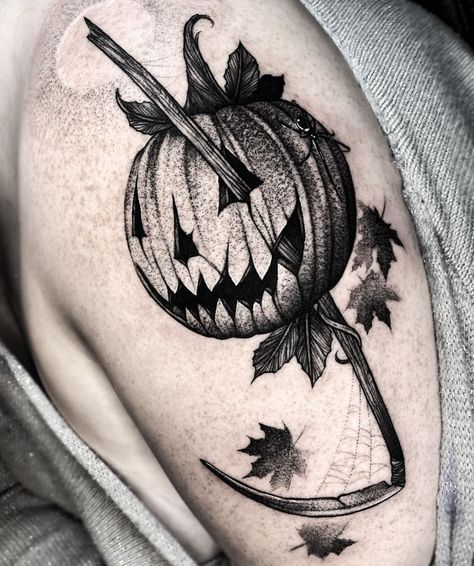 Snow Tattoo, Lantern Tattoo, Pumpkin Tattoo, Fake Skin, Bestie Tattoo, Tattoo Skin, Spooky Tattoos, Tattoo Portfolio, Inked Magazine