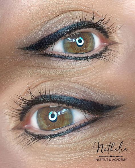 Ginger Tattoo, Eyeliner Under Eye, Pmu Eyeliner, Line Eyebrows, Eyebrows Shape, Tattoo Eyeliner, Permanent Makeup Eyeliner, Permanente Make-up, Permanent Eyeliner