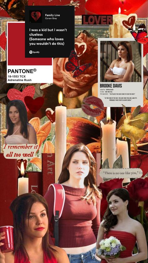 Brooke Davis Aesthetic Wallpaper, One Tree Hill Peyton Outfits, Brooke Davis Wallpaper, Brooke One Tree Hill Outfits, One Tree Hill Aesthetic Wallpaper, Brooke Wallpaper, One Tree Hill Wallpaper, One Tree Hill Aesthetic, Brooke And Lucas