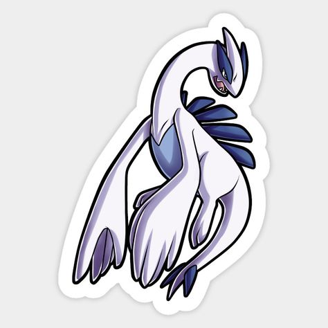 Lugia Pokemon, Pokemon Stickers, Japanese Dragon, Big Eyes, Digimon, Pop Culture, Anime Art, Pokemon, Quick Saves