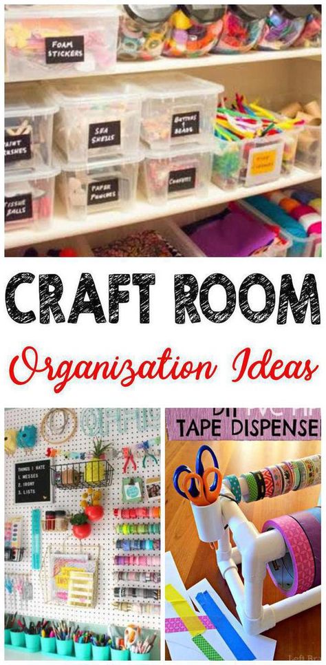 Budget Closet, Craft Storage Closet, Craft Room Shelves, Craft Room Organization Ideas, Craft Room Organisation, Craft Room Closet, Craft Closet Organization, Closet Room Organizer, Craft Room Organization Diy