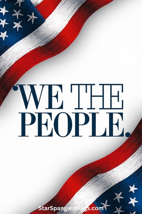 A minimalist design with the American flag framing the words 'We the People,' evoking a simple and powerful reflection for Patriot Day. Patriotic Quotes United States, Patriot Quotes, Quotes On Patriotism, Republicans Proud Quotes, Patriotic Dog Quotes, Patriotic Posters, Patriot Day, Patriotic Quotes, Quotes That Inspire