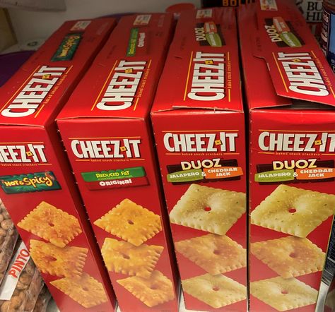 Cheez-It! Yummy! What's Your Favorite? Cheez Its Aesthetic, Cheezits Aesthetic, Pantry Snacks, Cheez Its, Cheese Its, Chedder Cheese, Checker Background, Ali Hazelwood, Single Dad