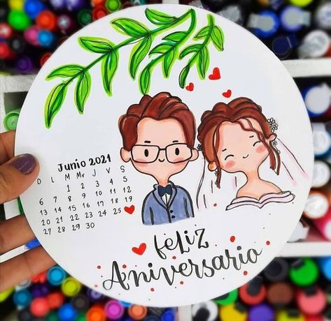 Ideas Aniversario, Creative Birthday Cards, Bff Gifts Diy, Diy Birthday Gifts For Friends, Diy Embroidery Designs, Cute Couple Gifts, Diy Gifts For Boyfriend, Art Drawings For Kids, Mini Canvas Art