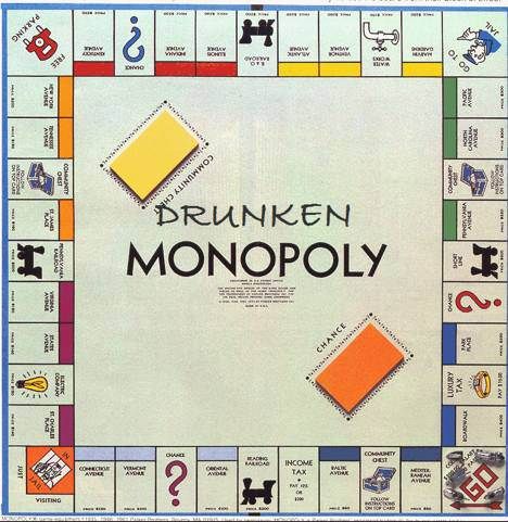 Drunken Monopoly! - The post is funny and this is a good way to perk up and insanely long game. Monopoly Board, Monopoly Game, Paper Journal, Classic Board Games, Fun Board Games, Games Images, I Remember When, Drinking Games, Childhood Toys