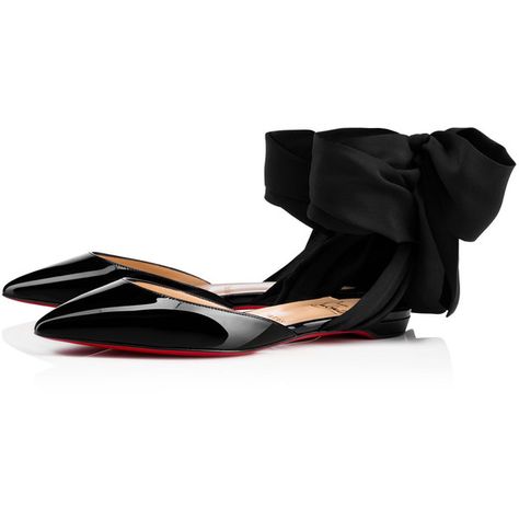 Lahore Flat  Black Patent Leather - Women Shoes - Christian Louboutin (10.064.955 IDR) ❤ liked on Polyvore featuring shoes, flats, wrap around shoes, black patent flats, black patent shoes, patent flats and christian louboutin flats Women Graffiti, Lady Walking, Christian Louboutin Flats, Louboutin Flats, Louboutin Online, Black Patent Leather Flats, Black Patent Leather Shoes, Patent Shoes, Christian Louboutin Women