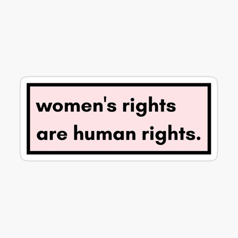 Quote About Feminism, Laptop Stickers Feminist, Pink Feminism Aesthetic, Women Rights Quotes, Posters Feminism, Feminism Aesthetic, Collage School, Ipad Themes, Feminism Stickers