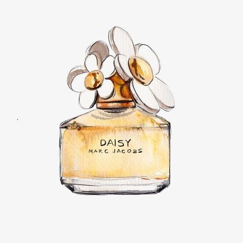 Watercolour Perfume Bottles, Perfume Bottle Watercolor, Watercolor Perfume Bottles, Perfume Bottle Design Sketch, Perfume Bottle Sketch, Perfume Bottle Drawing, Perfume Cartoon, Drawing Perfume, Perfume Watercolor