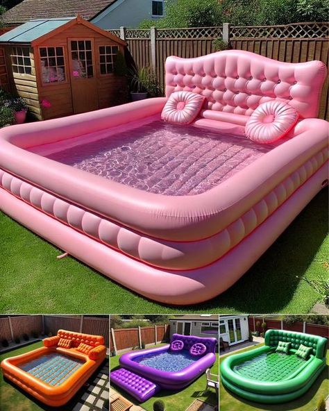 Inflatable Bed, Creative Designs, Creative Design, Pool, Bed, Design