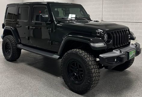 Jeep Wrangler Unlimited JL Sahara Altitude Black Lifted Jeep Wrangler, Sahara Wrangler Jeep, Black Jeep Wrangler Unlimited, Black Jeep Wrangler, Jeep Sahara, Lifted Jeep Wrangler, 2018 Jeep Wrangler Unlimited, Wrangler Unlimited Sahara, Jeep Wrangler Unlimited Sahara