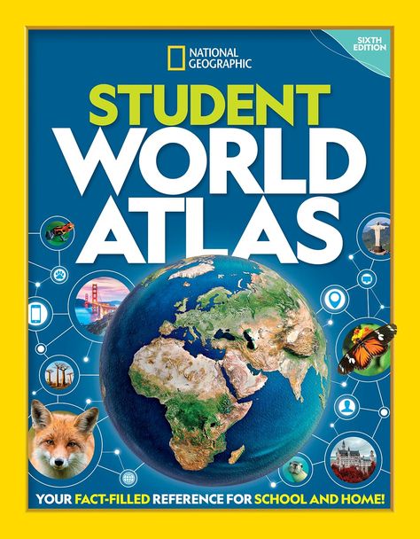 Atlas Book, Photo Facts, World Atlas, Atlas Map, National Geographic Kids, Free Pdf Books, Online Library, High School Students, Book Print