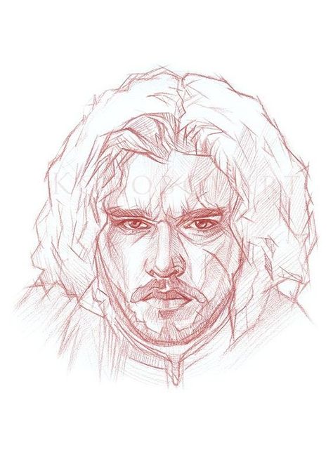 Jon Snow Art, Star Wars Art Drawings, Dessin Game Of Thrones, Game Of Thrones Artwork, Academic Drawing, Madrid Football, Pen Art Work, Kit Harrington, Human Figure Sketches