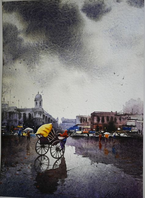 Master Watercolor, Karan Singh, Colour Painting, Watercolour Art, Watercolor Drawing, Water Colour, Miniature Painting, Kolkata, Watercolour Painting