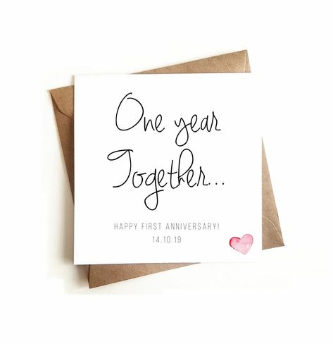 1st Anniversary Quotes, Anniversary Quotes For Boyfriend, Anniversary Quotes For Husband, 1st Anniversary Cards, Anniversary Quotes For Him, Anniversary Quotes Funny, Cards Anniversary, Happy Anniversary Quotes, Diy Anniversary Gift