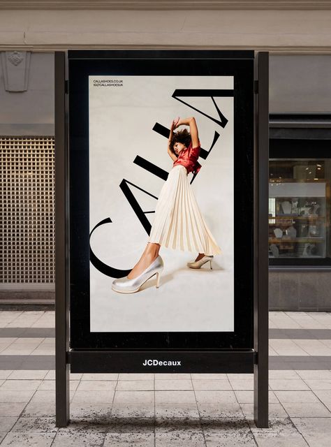 Empowering Brand Redesign: Calla's High-End Shoe Design with Purpose - World Brand Design Society Dream Wedding Shoes, Advert Design, Shoe Advertising, Letter Spacing, Brand Positioning, High End Shoes, Billboard Design, House Photography, Food Graphic Design