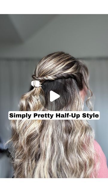 Mel~ 𝐻𝒶𝒾𝓇𝓈𝓉𝓎𝓁𝑒𝓈 & 𝑀𝒶𝓀𝑒𝓊𝓅 on Instagram: "Looking for a simple half up-do for any occasion?  This one is pretty and easily done.  Also works with curled or straight hair❣️ 

FOLLOW ME for more cute hairstyle ideas!! 

#hairstyles #hairstylevideo #hairlooks #hairoftheday #halfupdo #halfupdos #halfuphair #halfuphairstyle #fallhairtrends #hairtrends #hairtransformation #halfuphalfdown #halfuphalfdownhairstyle #prettyhairstyles #simplehairstyles #easyhairstyles #easyhair #beautifulhairstyle #hairmodel #hairblogger" Cute Hairstyle Ideas, Cute Hairstyle, Fall Hair Trends, Half Updo, Half Up Half Down Hair, Half Up Hair, Half Up Half Down, Hair Transformation, Model Hair