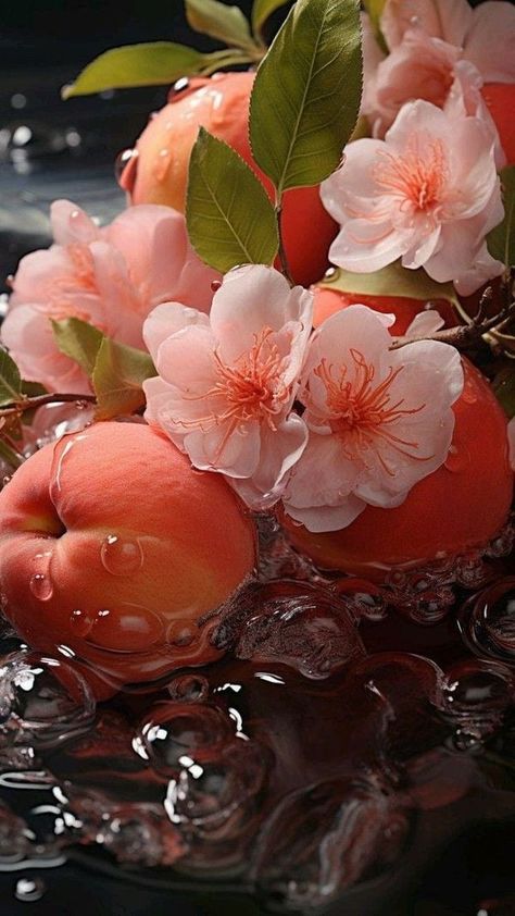 Jing Y Jang, Fruit Wallpaper, Fruit Photography, Lovely Flowers Wallpaper, Backgrounds Phone Wallpapers, Flower Phone Wallpaper, Fruit Art, Summer Wallpaper, Pretty Wallpapers Backgrounds